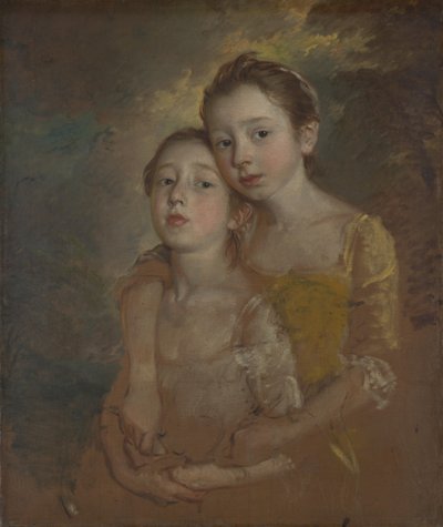 猫を持つ画家の娘 作： Thomas Gainsborough